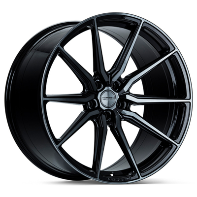 Vossen HF-3 গ্লস ব্ল্যাক 5 স্পোক হুইলস মনোব্লক কনফিগারেশন
