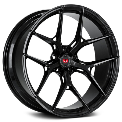 Vossen S21-01 নকল চাকার ব্রাশ করা কালো মুখ