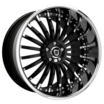 Lexani LF-714 Chrome নকল চাকা 6061-T6 মাল্টি স্পোক রিমস