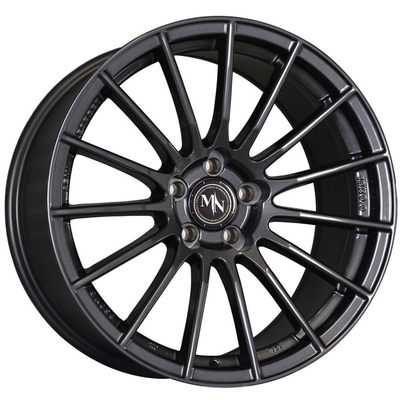 PCD 112mm Forge Auto Wheels 6061-T6 অ্যালুমিনিয়াম অ্যালয় ম্যাট ব্ল্যাক রিমস