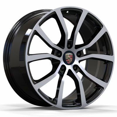 Porsche Cayenne Tubro S-এর জন্য 21'' ই এম পোর্শে নকল চাকা ফিট করে৷