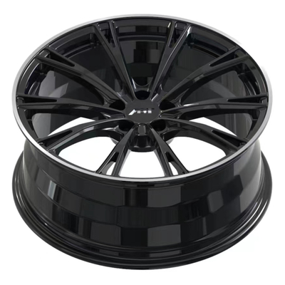 ABT Sportsline Gr-F চকচকে কালো অডি নকল চাকা 6061-T6 অ্যালুমিনিয়াম খাদ