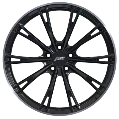 ABT Sportsline Gr-F চকচকে কালো অডি নকল চাকা 6061-T6 অ্যালুমিনিয়াম খাদ