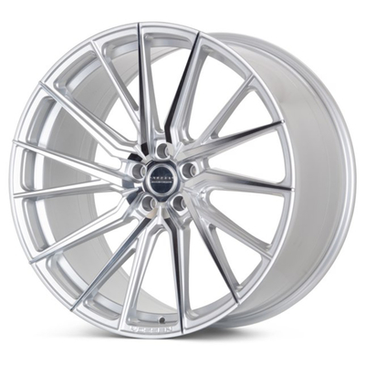 অডি RS4 A6 এর জন্য সিলভার পালিশ করা Vossen HF-4T নকল চাকা