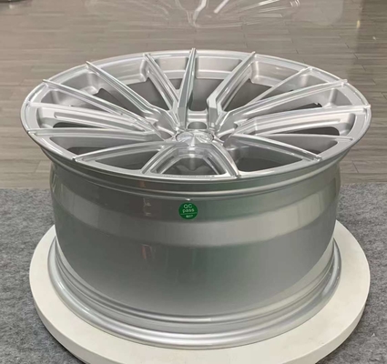 অডি RS4 A6 এর জন্য সিলভার পালিশ করা Vossen HF-4T নকল চাকা