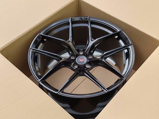 Vossen S21-01 নকল চাকার ব্রাশ করা কালো মুখ