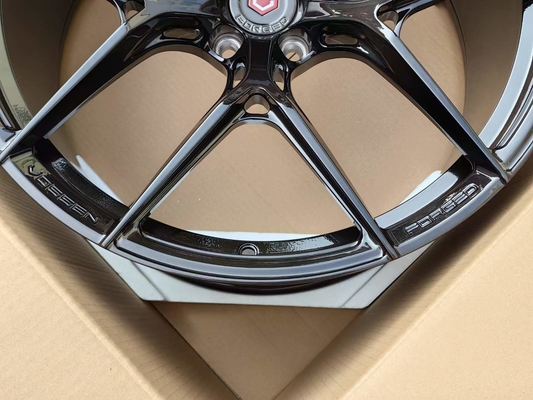 Vossen S21-01 নকল চাকার ব্রাশ করা কালো মুখ