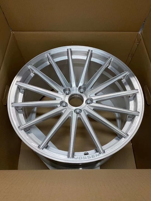 BMW E93 M3 এর জন্য ব্রাশ করা সিলভার ভোসেন VFS-2 নকল চাকা