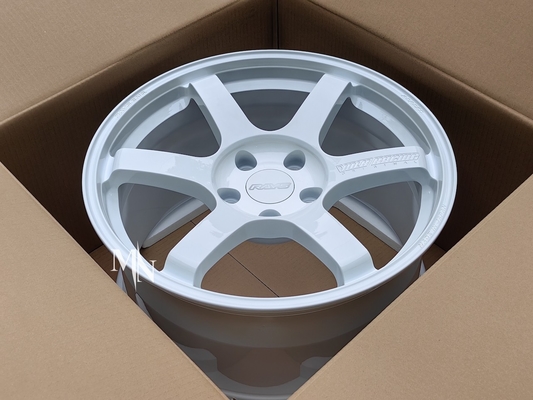 Volk Racing TE37 SAGA S-Plus Dash White 18X9.5 +38 +45 5x114.3 5X120
