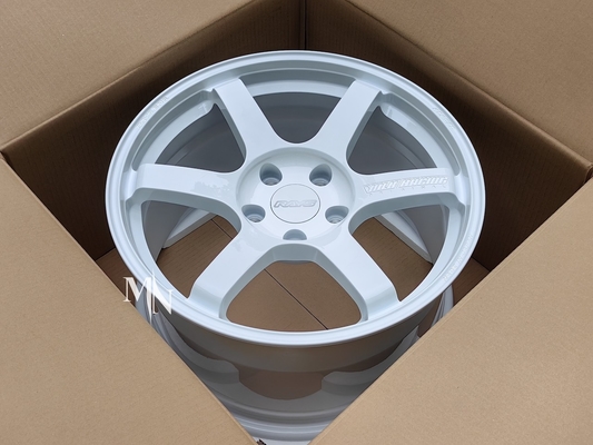 Volk Racing TE37 SAGA S-Plus Dash White 18X9.5 +38 +45 5x114.3 5X120