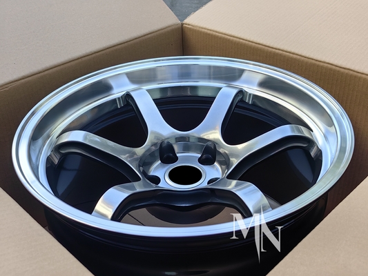 Nissan GTR R32 R33 R34 R35 18 19 20 ইঞ্চি কালো সংস্করণ খাদ রিম জন্য অ্যাডভান্স R6 চাকার
