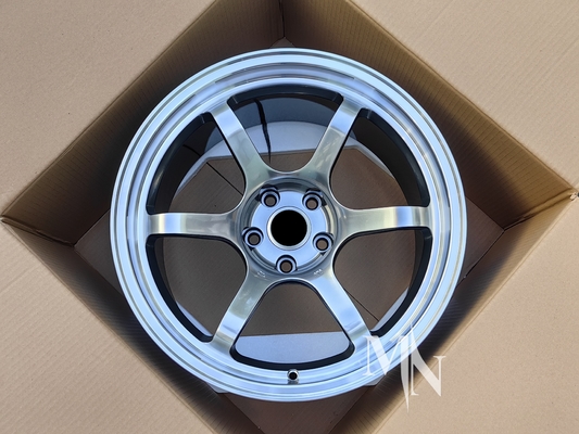 Nissan GTR R32 R33 R34 R35 18 19 20 ইঞ্চি কালো সংস্করণ খাদ রিম জন্য অ্যাডভান্স R6 চাকার